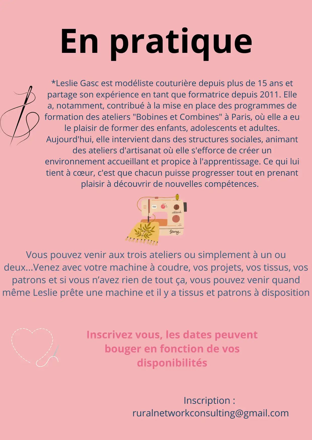 Flyer atelier couture 2